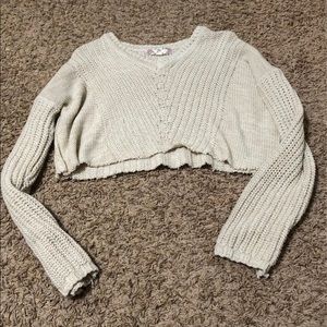 Crop sweater
